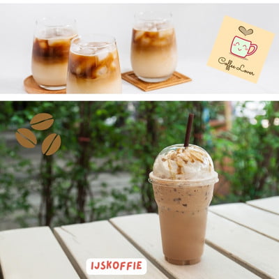Ijskoffie: de Perfecte zomerse verfrissende cafeïnekick 8 Ijskoffie in beker