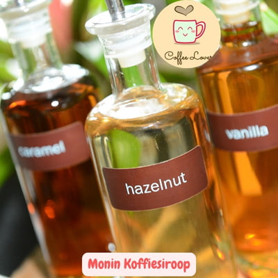 Monin Koffiesiroop: Voor Echt Hemelse Koffiecreaties! 43 Monin Koffiesiroop flessen